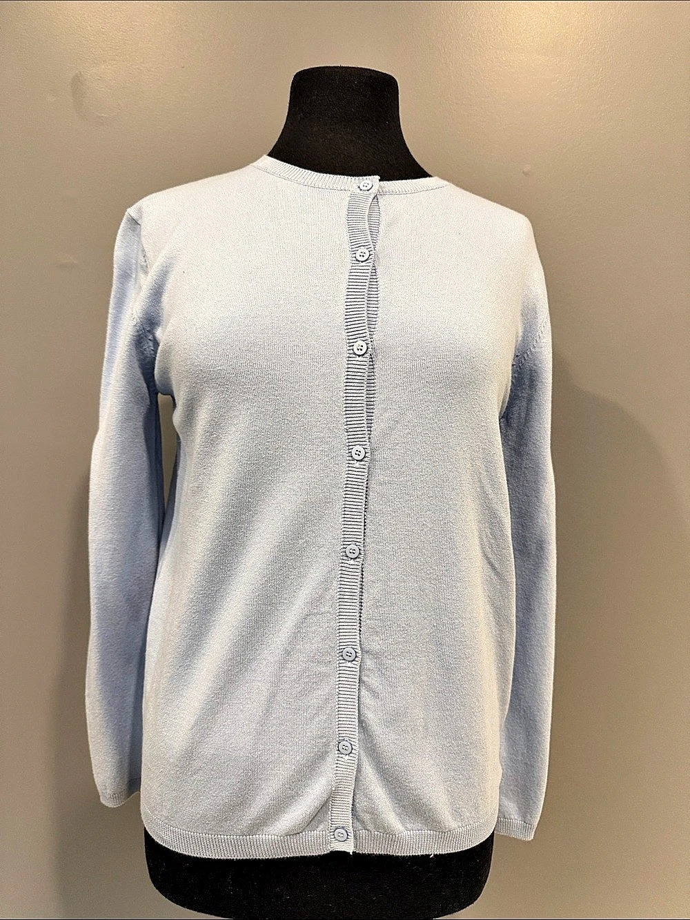 Cyril for Kids Button-Front Sweater in Blue Girls 170/84A NWT